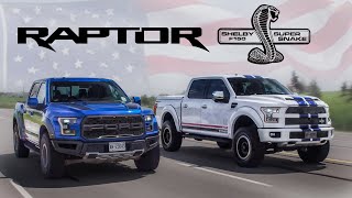 2017 Ford Raptor vs 700hp Shelby F150 Review - Ame