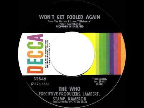 1971 HITS ARCHIVE: Won’t Get Fooled Again - The Who (stereo 45)