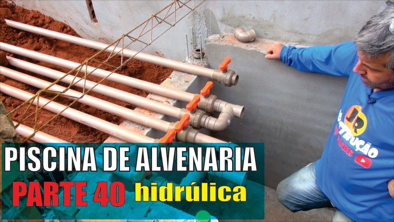 COMO FAZER HIDRÁULICA DA CASA DE MAQUINA DA PISCINA.