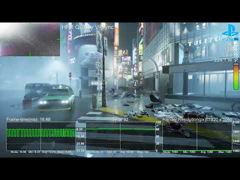 Ghostwire: Tokyo - PS5 PRO - Small FPS and Resolution Test