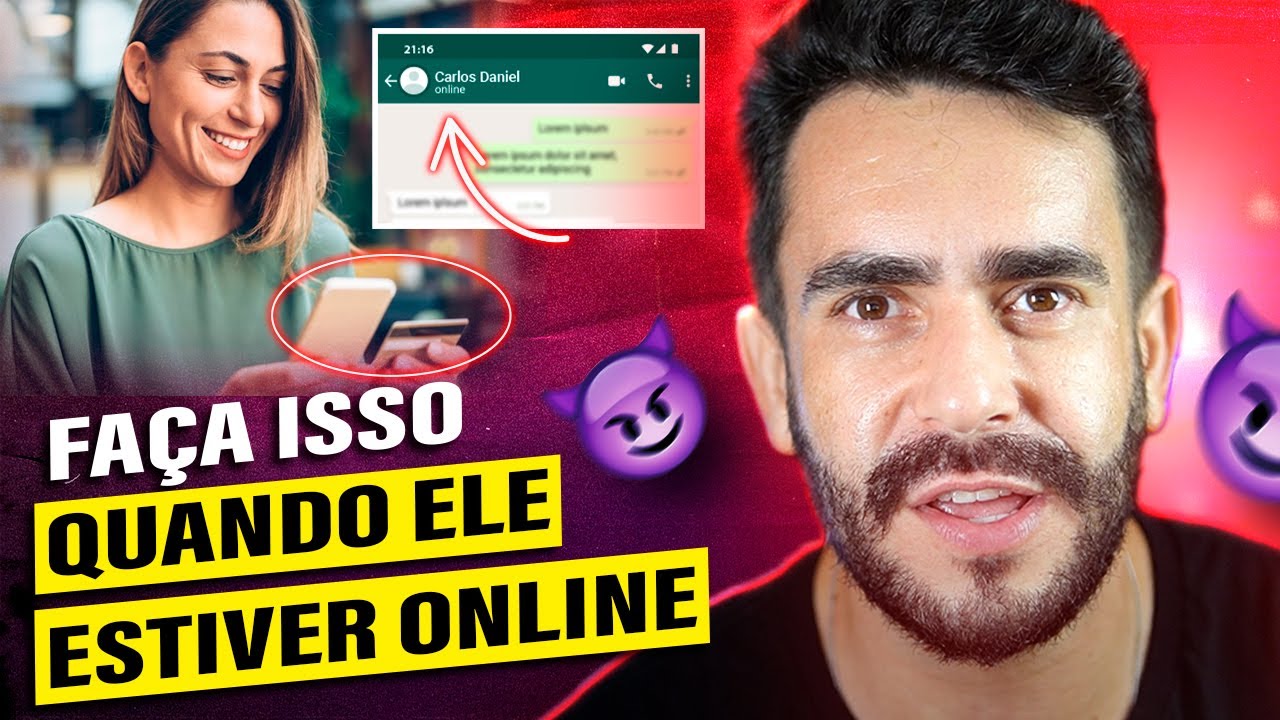 ELE Está Online Mas Nunca Fala Comigo. Devo Mandar mensagem?