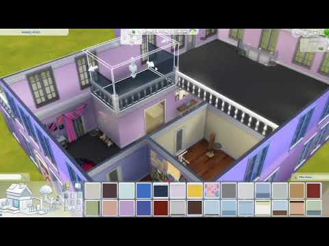 Sims 4 Barbie Dream House Build | Part 2 | Niki & Cody