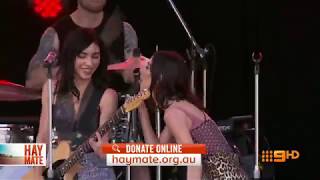 The Veronicas - Hook Me Up | Hay Mate A Concert For The Farmers 2018