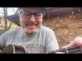 Scott H. Biram plays his original “High & Dry” on his porch in Austin, TX!