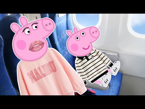 We flew first class… the ultimate preppy MOMENT ✈️💖