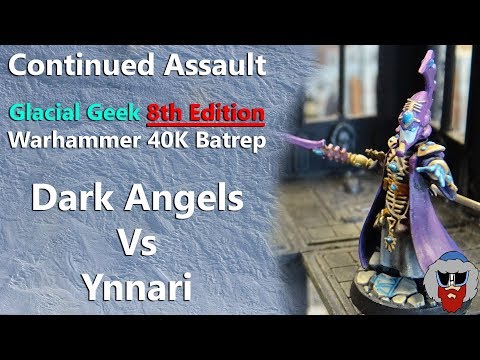 Ynnari VS Dark Angels & Knights - Warhammer 40K Batrep - 2,000pts