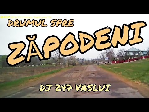 Drumul spre ZAPODENI dinspre VASLUI video Full HD 2019