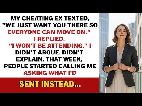 My Cheating Ex Texted, "We Just Want You There So Everyone Can Move On." I Replied, //Reddit Stories