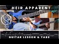 Opeth - Heir Apparent (guitar lesson + tabs)