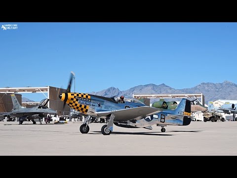 Watch!! F-22, F-16, A-10, P-51 Heritage Flight 2023!