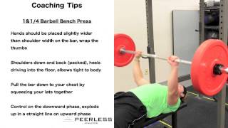 157. 1&1/4 Barbell Bench Press