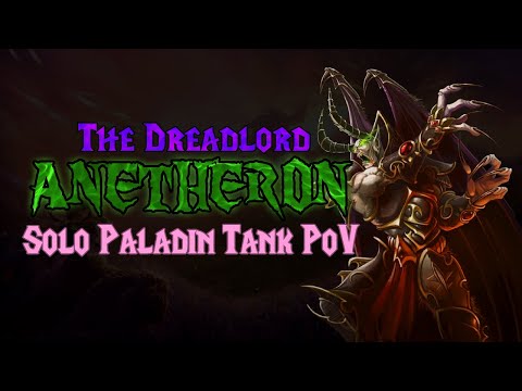 Anetheron Solo Tank Prot Paladin POV   TBC Classic