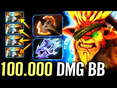 🔥 100.000 DMG Bristleback Battle Fury + Moonshard Build — 70% Cleave Carry Counter PL Dota 2 Pro