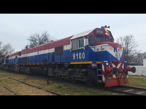[4K] Mega-tren vacio de NCA con destino a General Deheza pasando por Marcos Juárez!!!!!!