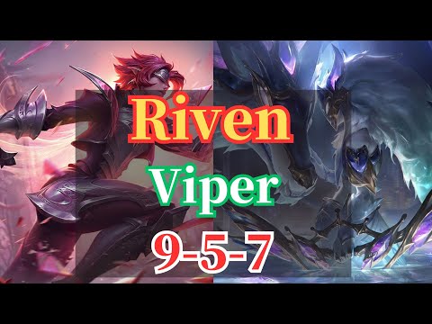 LOL VIPER Diamond Riven VS Kindred 9-5-7