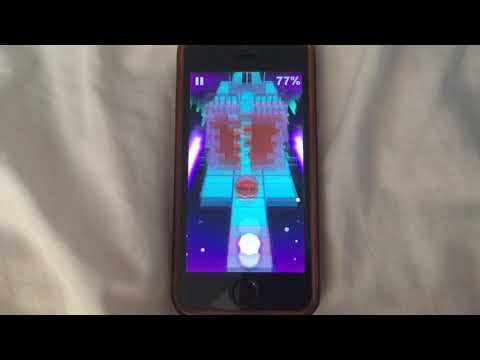 Part 63 of Rolling Sky, gameplay of Street Basketball.