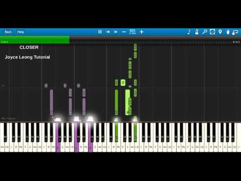 The Chainsmokers ft. Halsey - Closer - Piano Tutorial & Sheets