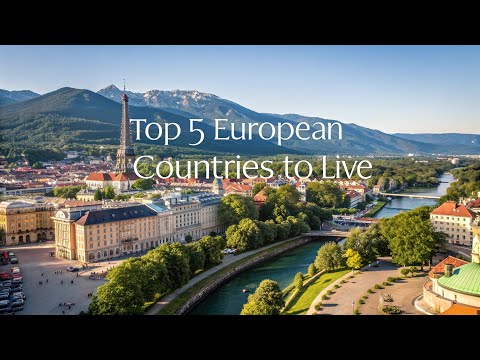 Top 5 Best Countries to Live in Europe 2025 🌍 | Safest, Affordable & High Quality of Life 🇪🇺