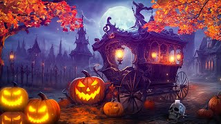 Autumn Shadow Town Halloween Ambience With Scary Halloween Sounds, Halloween Background Music 2023
