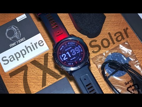Garmin Fenix 7X Black Sapphire Solar | Unboxing, First Impressions & Setup (PART 1)