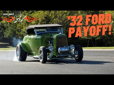 BURNOUTS and ATTITUDE! 1932 Ford Rat Roaster Payoff! - Stacey David's Gearz S6 E15