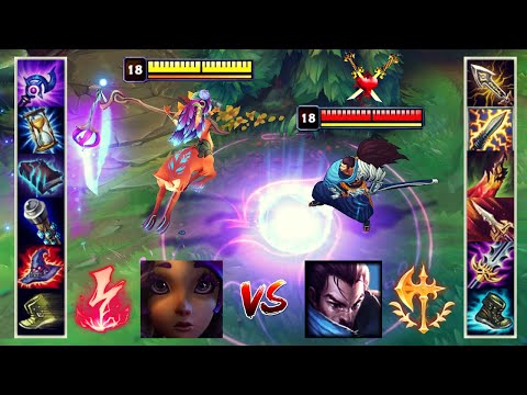 LILLIA vs YASUO FULL BUILD FIGHTS & Best Pentakills!