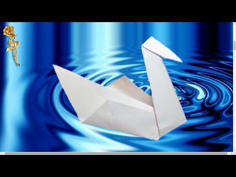Origami facile : 🦢 Cygne ❤️