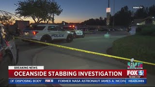 Oceanside Stabbing Investigation