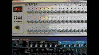 Video thumbnail for Doepfer MAQ 16/3 + Roland SC 155 by Korgator