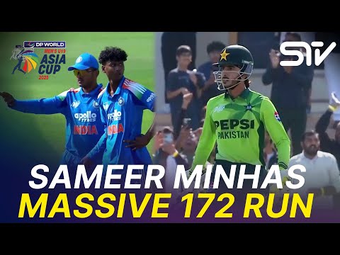 Sameer Minhas’ Massive 172 Runs 🔥 | Pakistan U-19 vs India U-19 | SF-2 | Asia Cup Men's U-19 | ZI1S