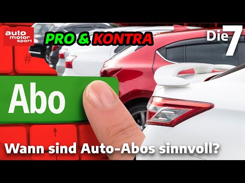 Auto-Abos: Anbieter, Fahrzeuge, Kosten! | auto motor und sport