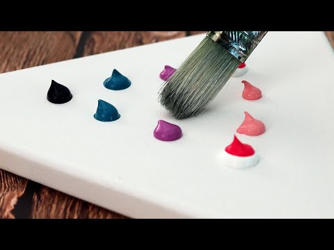 💜 Dream Painting | Relaxing Acrylic Painting #325