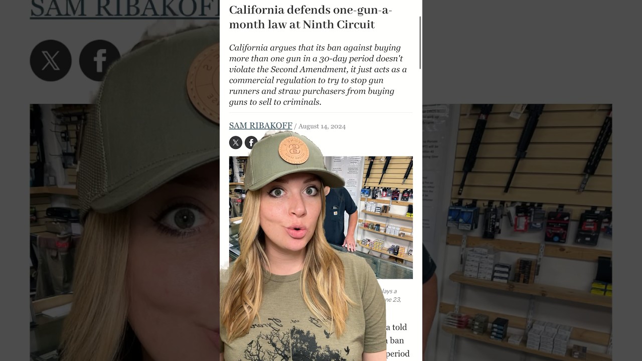 WHAT?!? 1 Gun Per 30 Days?!? #2ndamendment #shortsvideo #shortsfeed #shorts