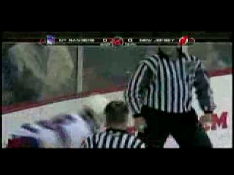 Mike Rupp Vs Colton Orr Feb, 9, 2009