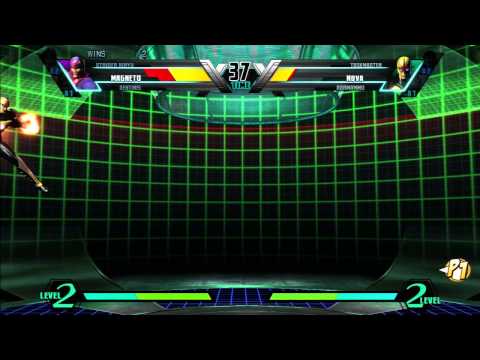 Umvc3 Casuals 2 4 Dror(Strider/Magneto/Sentinal) vs Simon(Nova/Dorm/Task)