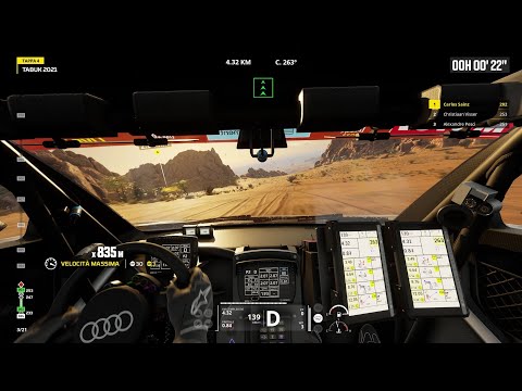 Dakar Rally 2022 PC - Tabuk 2021 - Stage 04 Fajer - inside view