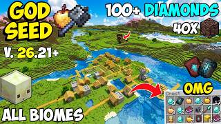 Download lagu 🔥Ultimate [God Seed] For Minecraft 26.21  Bedrock & PE | Five Blacksmith Village Seed   Sulfur Caves mp3
