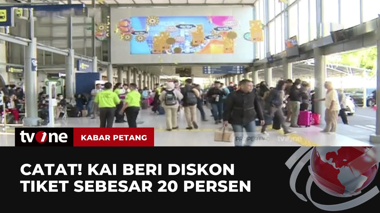PT KAI Beri Diskon 20 Persen untuk Pembelian Tiket Online | Kabar Petang tvOne