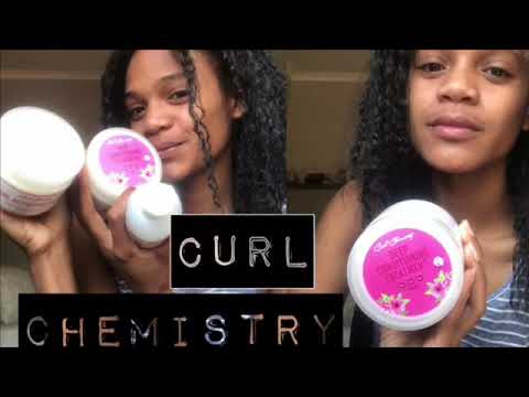 Transitioning hair journey using the curl chemistry review Curl routine  Straight relaxed hair