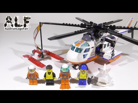 Vidéo LEGO City 60013 : L'hélicoptère des garde-côtes