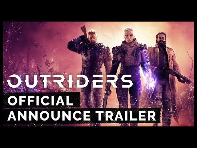 Outriders - Official Announce Trailer | E3 2019 [PEGI]