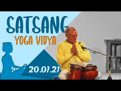 Satsang + Meditation, Mantra und Kirtan mit Sukadev - Yoga Vidya Ashram Live 07:00 - 20.01.2021