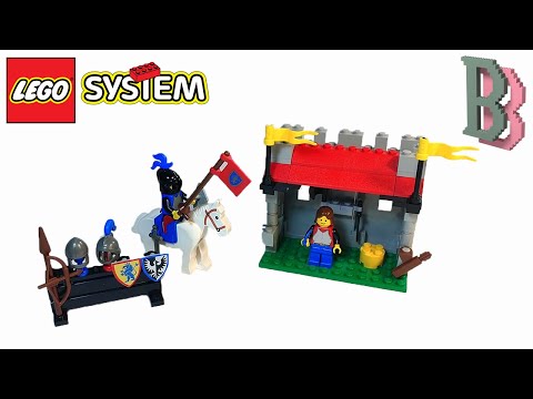 LEGO Castle Lion Knights 6041 Armor Shop - Review 1986