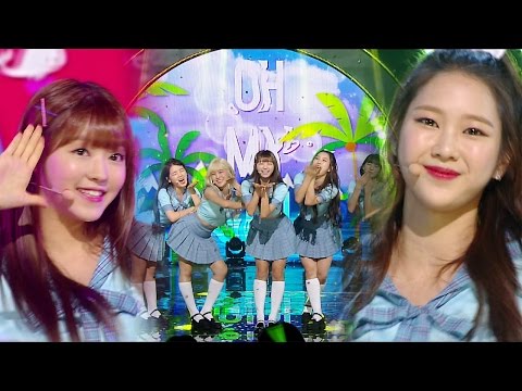 “CUTE”OH MY GIRL（听我的话）@流行歌曲Inkigayo 20160828