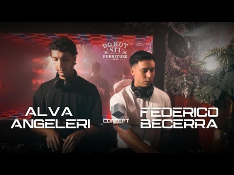 Alva Angeleri b2b Federico Becerra Dj Set Warm Up Valentin Huedo DoNotSit Miami Beach, USA 12-20-25