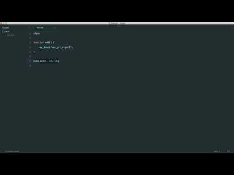 PHP Basics Functions func get args 26 35