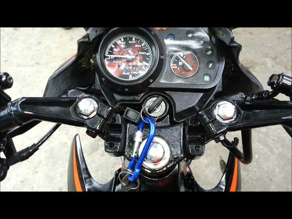 HONDA XRM 125 converted to MONOSHOCK WITH BIG BIKE SOUND