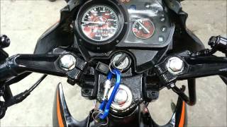 HONDA XRM 125 converted to MONOSHOCK WITH BIG BIKE SOUND