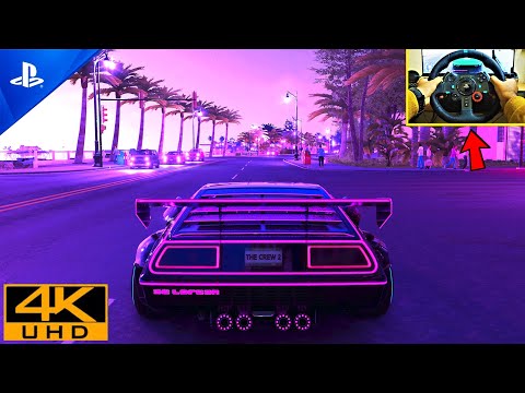 THE CREW 2 PS5 LOGITECH G29 GAMEPLAY | REALISTIC ULTRA GRAPHICS 4K 60FPS