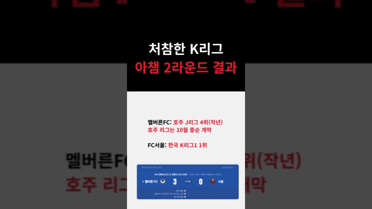 국대도개판 국내도개판 #축구 #k리그#아챔#k리그1#국내축구